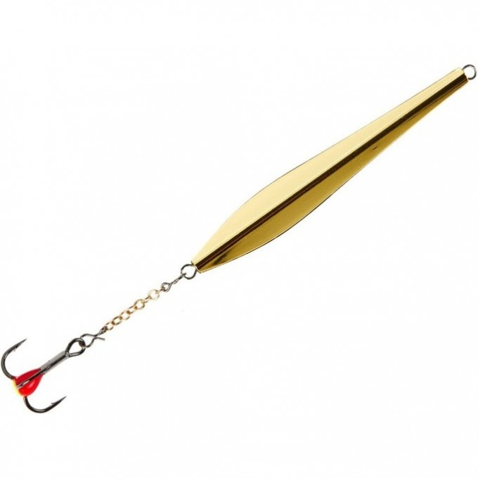 Блесна вертикальная зимняя LUCKY JOHN NAIL BLADE с цепочкой и тройником 45Mm G Блистер LJNB45-G