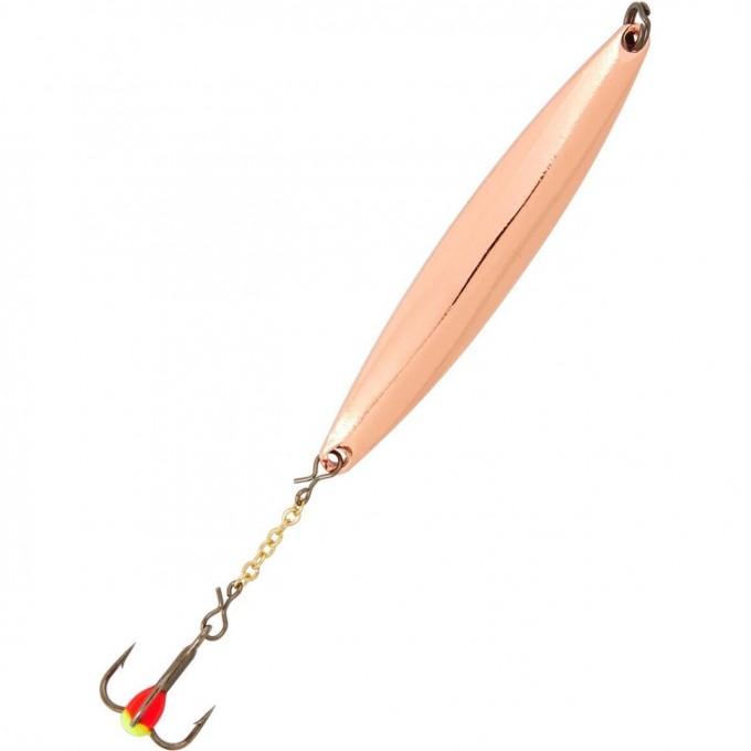 Блесна вертикальная зимняя LUCKY JOHN NAIL BLADE с цепочкой и тройником 55Mm C Блистер LJNB55-C