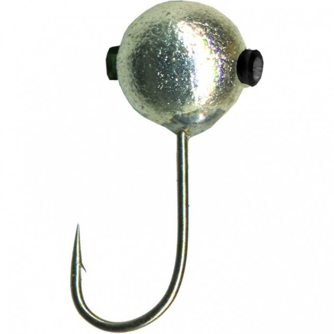 Мормышка вольфрамовая LUCKY JOHN SALMO ШАР с отверстием и кембриком 50мм, цвет s LJ03050-01