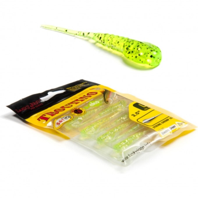 Твистеры съедобные LUCKY JOHN PRO SERIES TROUTINO, 2.1 in (53 мм), цвет 037, 10шт 140125-037