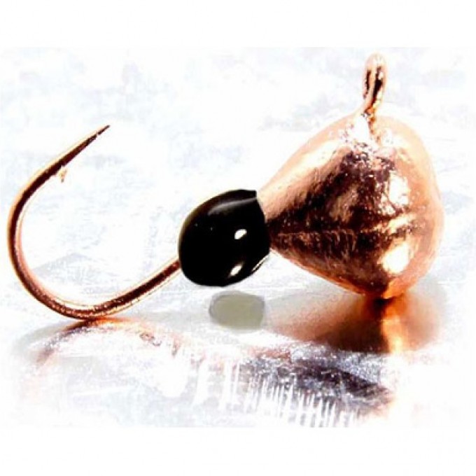 Мормышка вольфрамовая LUCKY JOHN КАПЛЯ с петелькой и эпоксидной каплей 25мм, цвет bc LJ09025-111