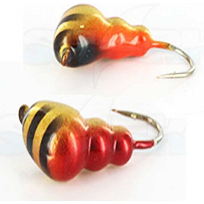 Мормышка вольфрамовая LUCKY JOHN МУРАВЕЙ крашеная с петелькой 40мм, цвет 57 LJ20040-57