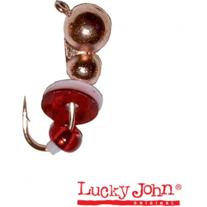 Мормышка вольфрамовая LUCKY JOHN МУРАВЕЙ с петелькой, пайетками и бисером 40мм, цвет g LJ21040-02