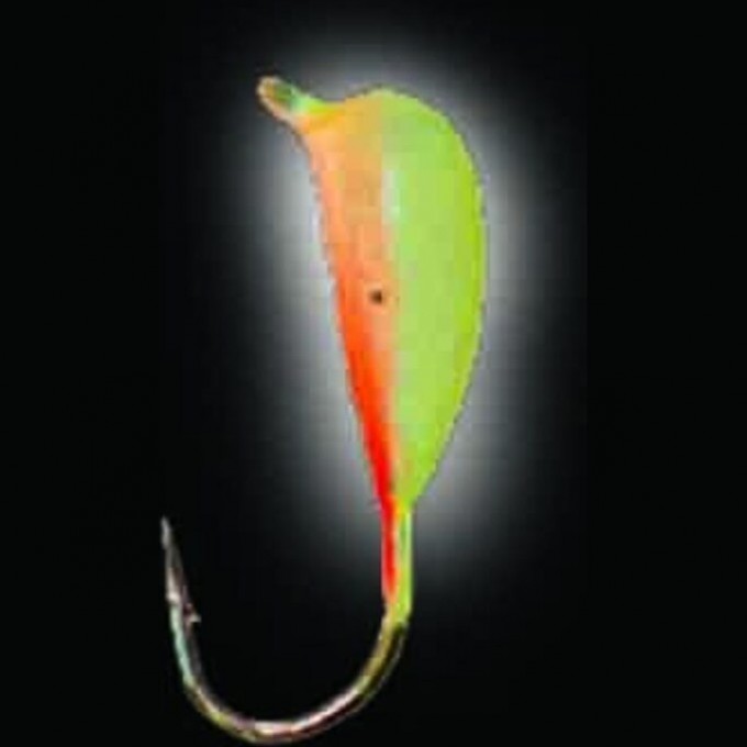 Мормышка вольфрамовая LUCKY JOHN SALMO НИМФА с петелькой и люминофором 40мм, цвет y LJ15040-44