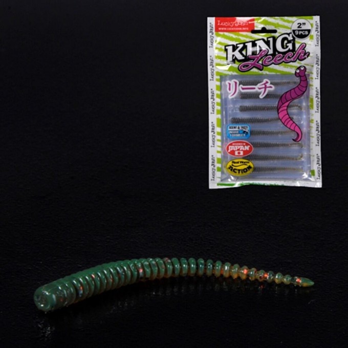 Слаги съедобные искусственные LUCKY JOHN PRO SERIES WIGGLER WORM, 2.3in (5.84 см), цвет pa16, 9шт. 140153-PA16