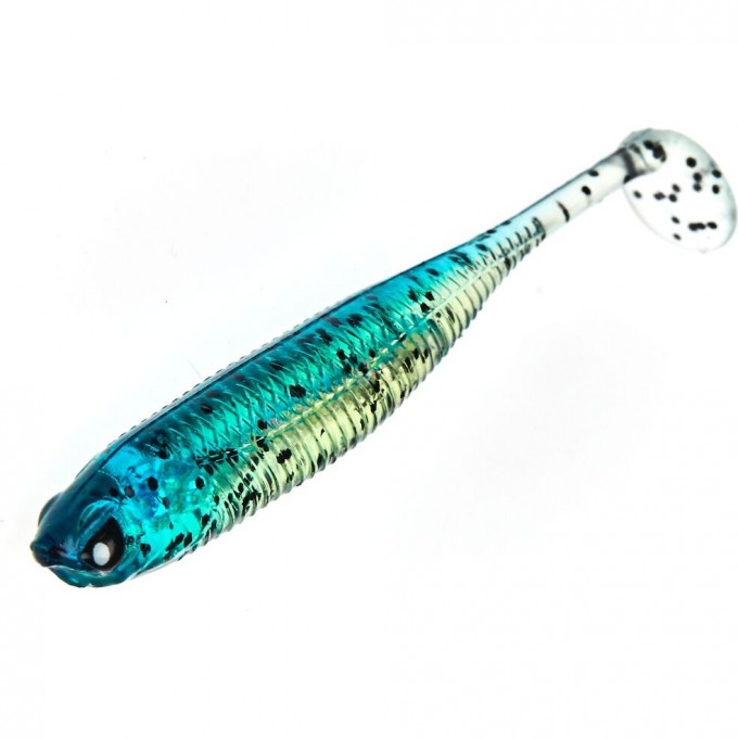Виброхвост LUCKY JOHN 3D SERIES MAKORA SHAD TAIL 4.0in (10 см), цвет 002 6Шт. 140408-002