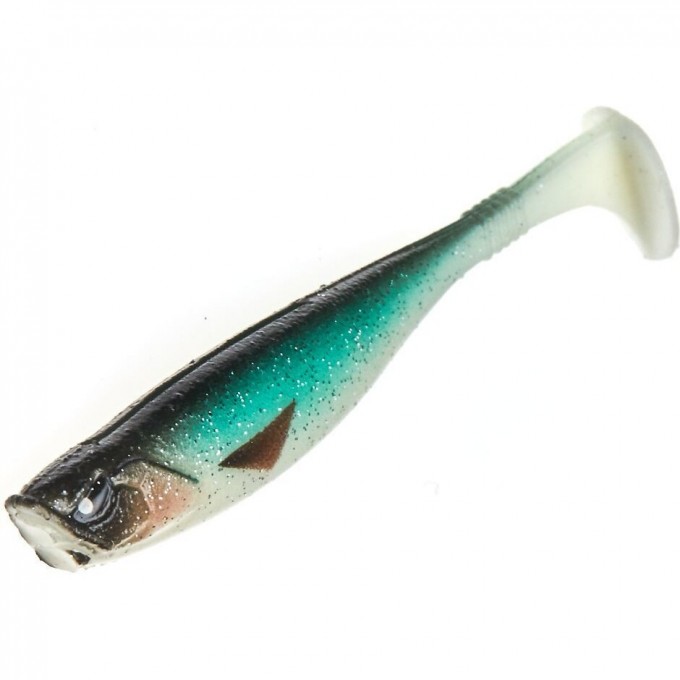 Виброхвост LUCKY JOHN BASARA SOFT SWIM 3D, 5.0in (127 мм), цвет pg07 4Шт. 140404-PG07