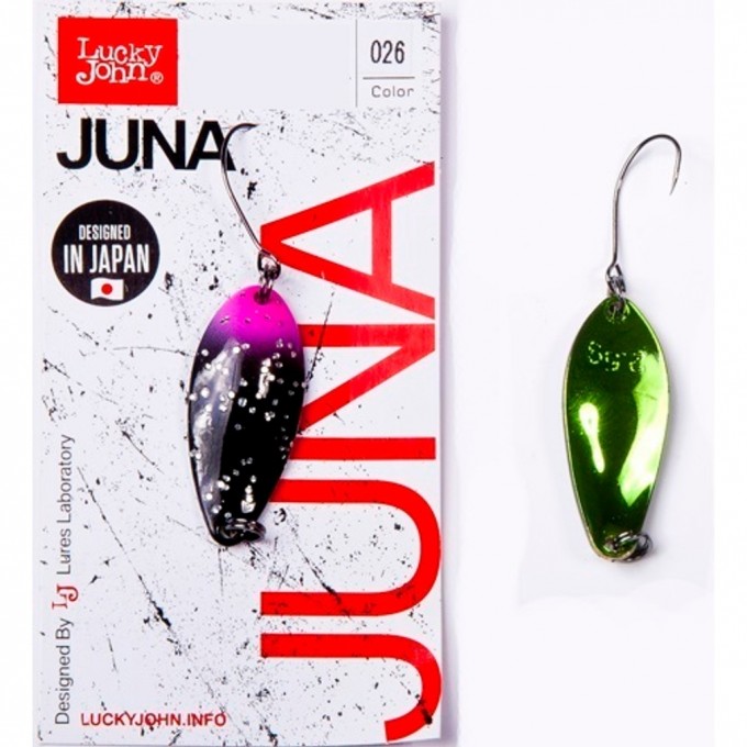 Блесна колеблющаяся LUCKY JOHN JUNA 2,5 г, цвет 026 LJJU25-026