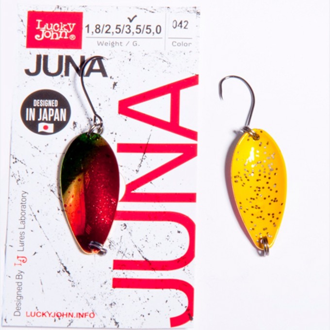 Блесна колеблющаяся LUCKY JOHN JUNA 3,5 г, цвет 042 LJJU35-042
