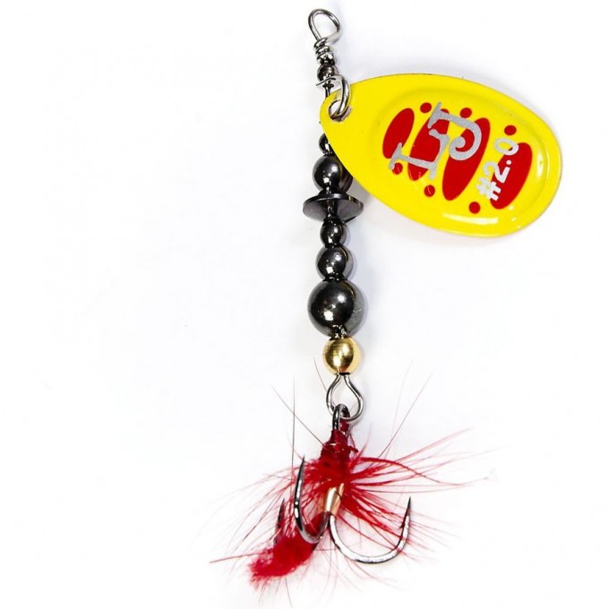 Блесна вращающаяся LUCKY JOHN BONNIE BLADE №2, 4,3 г, цвет 010 LJBB02-010