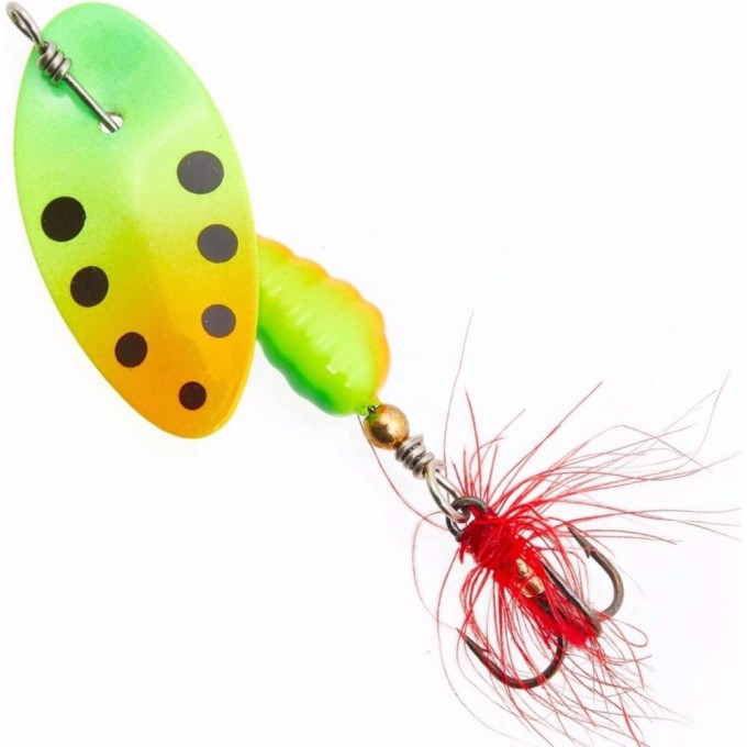 Блесна вращающаяся LUCKY JOHN EXCENTRIC IN-LINE №1, 2,5 г, цвет 004 В Блистере LJEX01-004