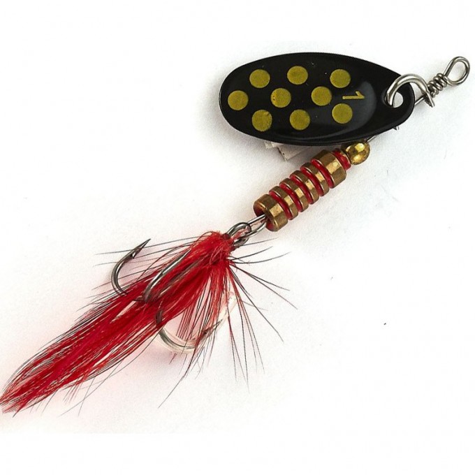 Блесна вращающаяся LUCKY JOHN SPIN-X ROUND №1, 3,5 г, цвет Cr LJSR01-CR