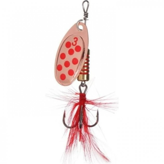 Блесна вращающаяся LUCKY JOHN SPIN-X ROUND №3, 8 г, цвет CR LJSR03-CR