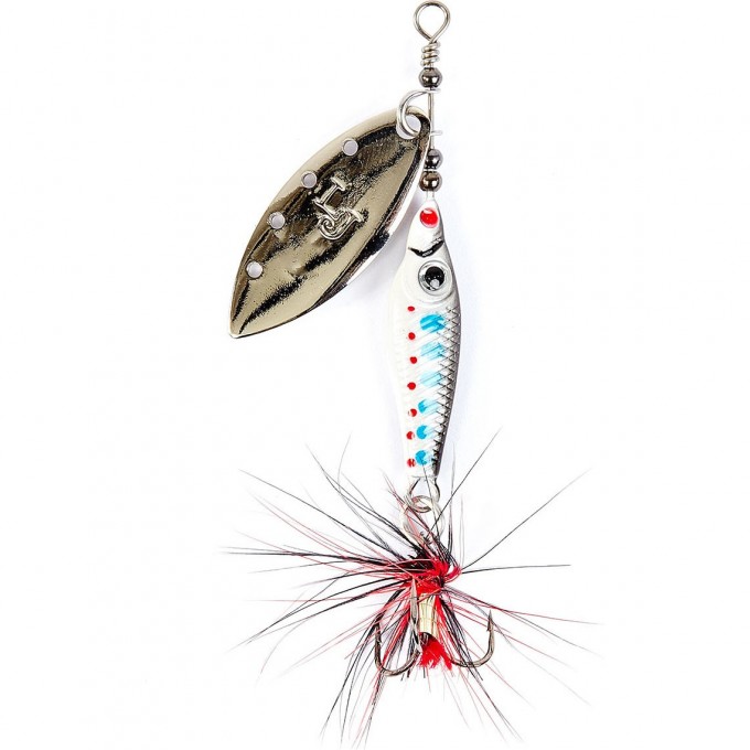 Блесна вращающаяся LUCKY JOHN TRIAN BLADE LONG 12 г, цвет 003 LJTBL12-003