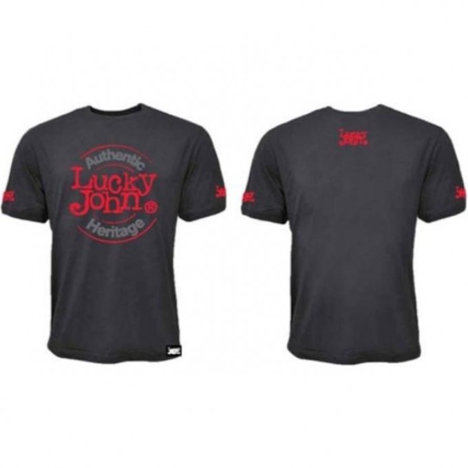 Футболка LUCKY JOHN Серая 05 Р.xxl AM-156-05XXL