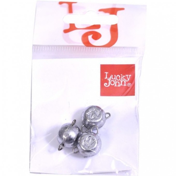 Груз-головки разборные LUCKY JOHN BALL 12г, 3шт LJBR-012