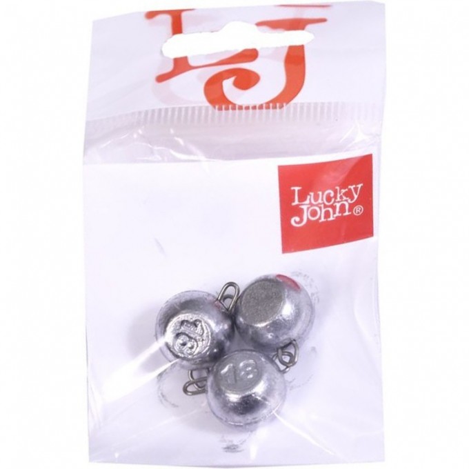 Груз-головки разборные LUCKY JOHN BALL 18г, 3шт LJBR-018