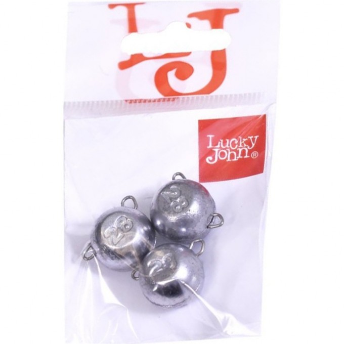Груз-головки разборные LUCKY JOHN BALL 28г, 3шт LJBR-028