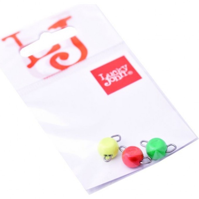 Груз-головки разборные LUCKY JOHN BALL RGY MIX1 22г, 3шт LJBRMIX1-022