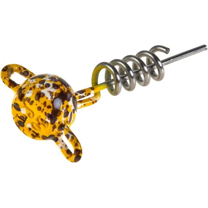 Груз-головки спираль LUCKY JOHN 3D BBS SERIES WOBBLING FLEXHEAD PIKE 10г, цвет 002, 2шт LJWFP10-002