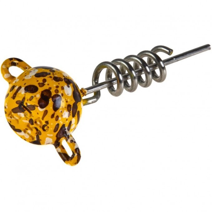 Груз-головки спираль LUCKY JOHN 3D BBS SERIES WOBBLING FLEXHEAD PIKE 15г, цвет 002, 2шт LJWFP15-002