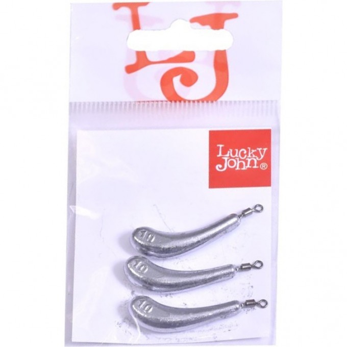 Груза LUCKY JOHN DROP SHOT BANANA 10г 3шт LJDB-010