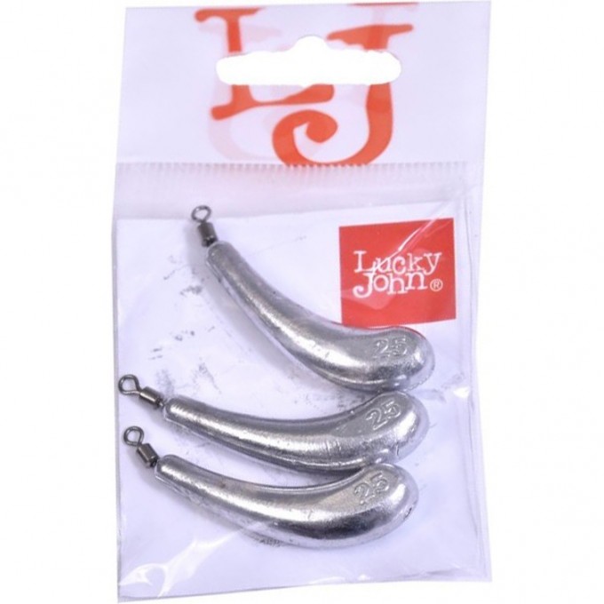Груза LUCKY JOHN DROP SHOT BANANA 25г 3шт LJDB-025