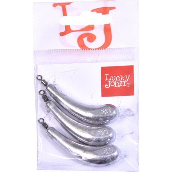 Груза LUCKY JOHN DROP SHOT BANANA 30г 3шт LJDB-030