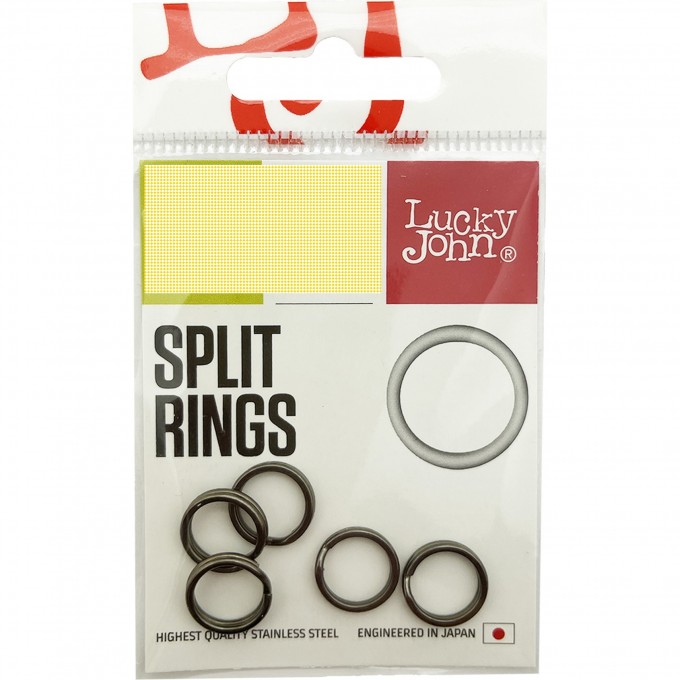 Кольца заводные LUCKY JOHN PRO SERIES SPLIT RINGS 05.6Мм/05Кг 10Шт. LJP5117-002