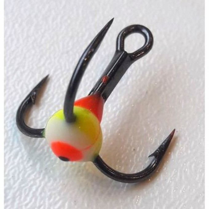 Крючок-тройник для приманок LUCKY JOHN с каплей цветной, №10, цвет 05 LJ99100-05