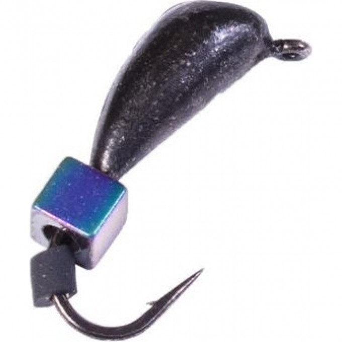 Мормышка вольфрамовая LUCKY JOHN БАНАН РИЖСКИЙ с петелькой и бисером кошачий глаз 50мм, цвет yellow LJ11050-10