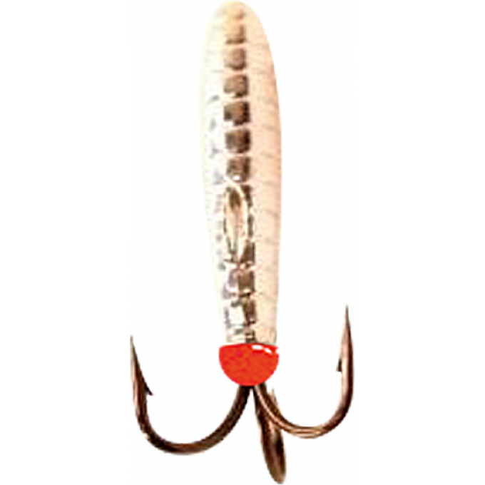 Мормышка вольфрамовая LUCKY JOHN ЧЕРТИК c отверстием 30мм, цвет S LJ30030-01