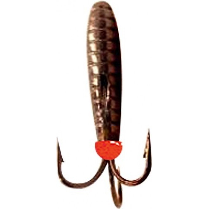 Мормышка вольфрамовая LUCKY JOHN ЧЕРТИК c отверстием 33мм, цвет B LJ30033-04