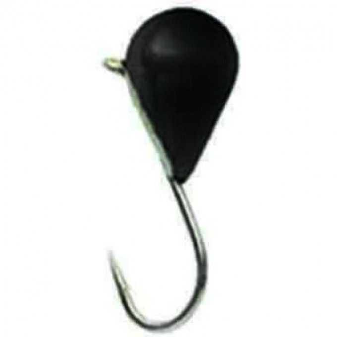 Мормышка вольфрамовая LUCKY JOHN КАПЛЯ с лыской, отверстием и кембриком 35мм, цвет b LJ07035-04