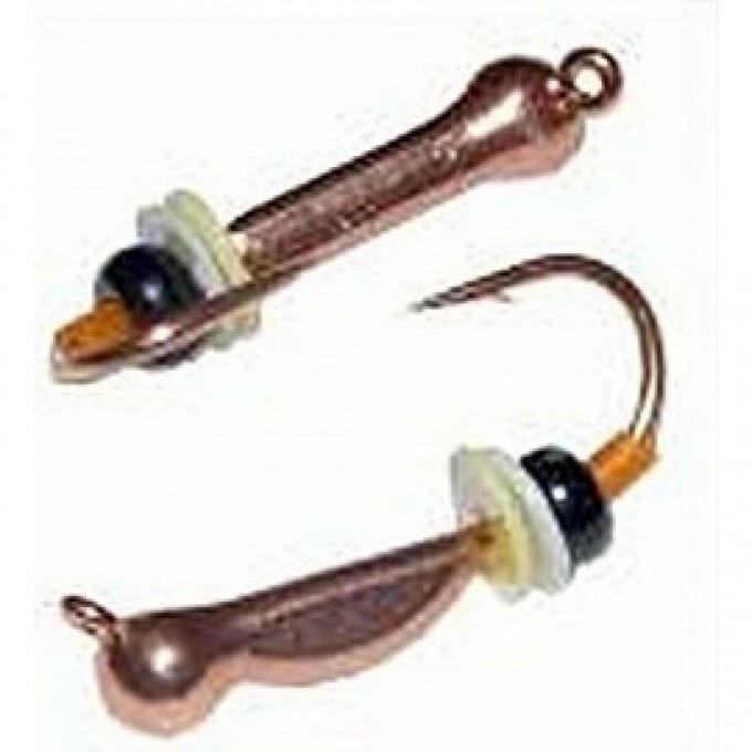 Мормышка вольфрамовая LUCKY JOHN ОСА с петелькой оснащённая паетками и кембриком 30мм, цвет c LJ23030-03