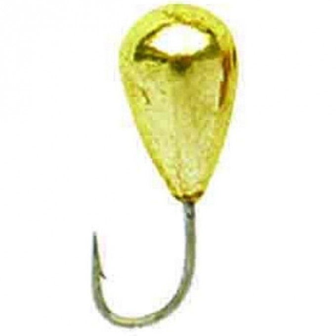 Мормышка вольфрамовая LUCKY JOHN SALMO КАПЛЯ с отверстием и кембриком 40мм, цвет g LJ08040-02