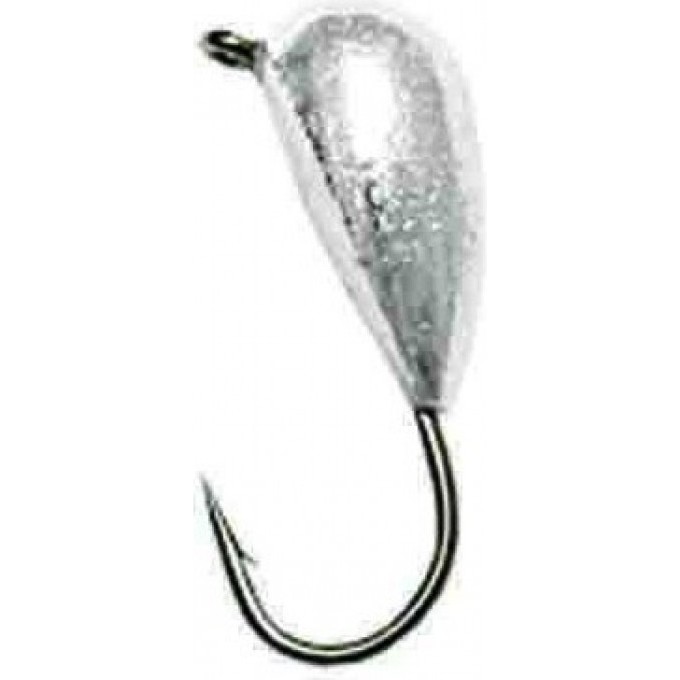 Мормышка вольфрамовая LUCKY JOHN SALMO КАПЛЯ с отверстием и кембриком 60мм, цвет s LJ08060-01