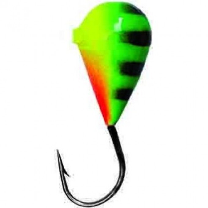 Мормышка вольфрамовая LUCKY JOHN SALMO КАПЛЯ с петелькой и полупрозрачным покрытием 40мм, цвет 56 LJ09040-21