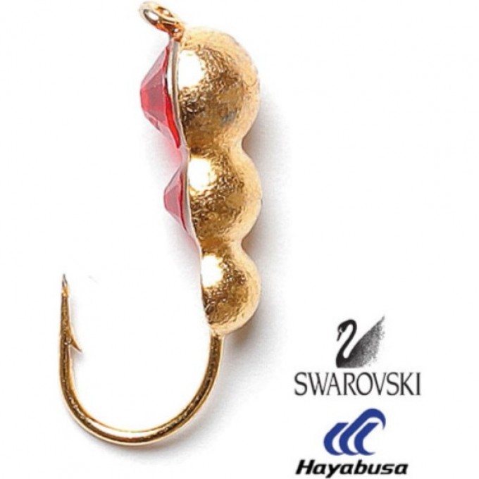 Мормышка вольфрамовая LUCKY JOHN SALMO МУРАВЕЙ 2 с петелькой и Swarovski 40мм, цвет 03 LJ19040-163