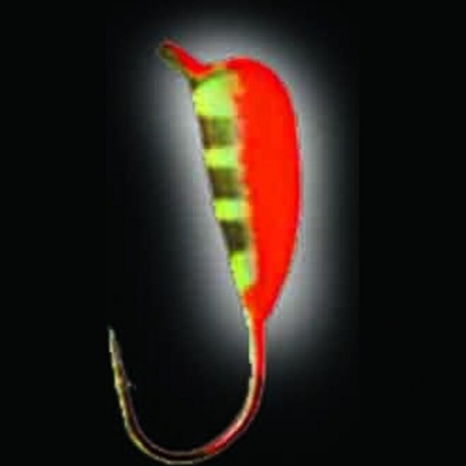 Мормышка вольфрамовая LUCKY JOHN SALMO НИМФА с петелькой и люминофором 40мм, цвет r LJ15040-43