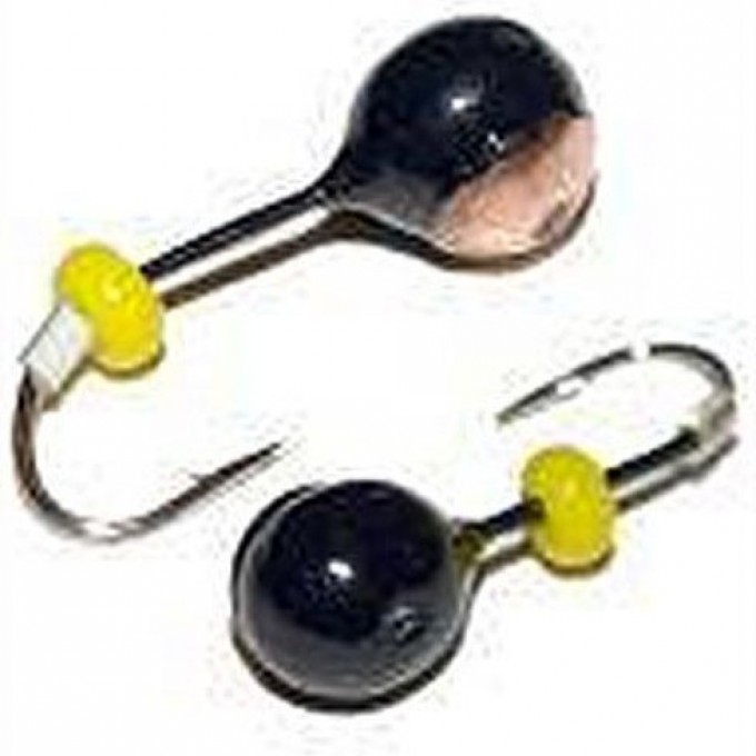 Мормышка вольфрамовая LUCKY JOHN ШАР с отверстием, коронкой и бисером 30мм, цвет c LJ03030-100