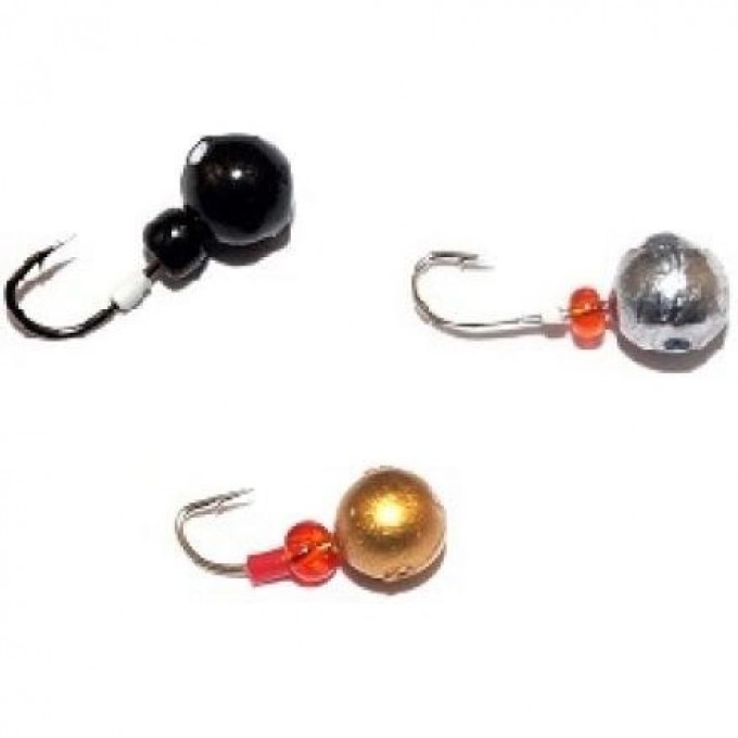 Мормышки свинцовые LUCKY JOHN MIX1 ШАР d 4,0мм 3шт 8219-01N