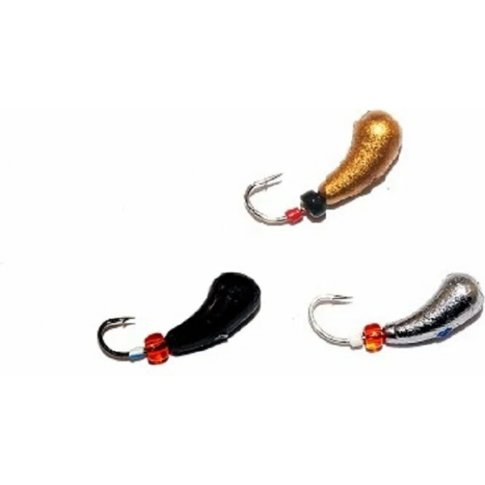 Мормышки свинцовые LUCKY JOHN MIX2 УРАЛКА d 3.5мм 3шт 8219-02N
