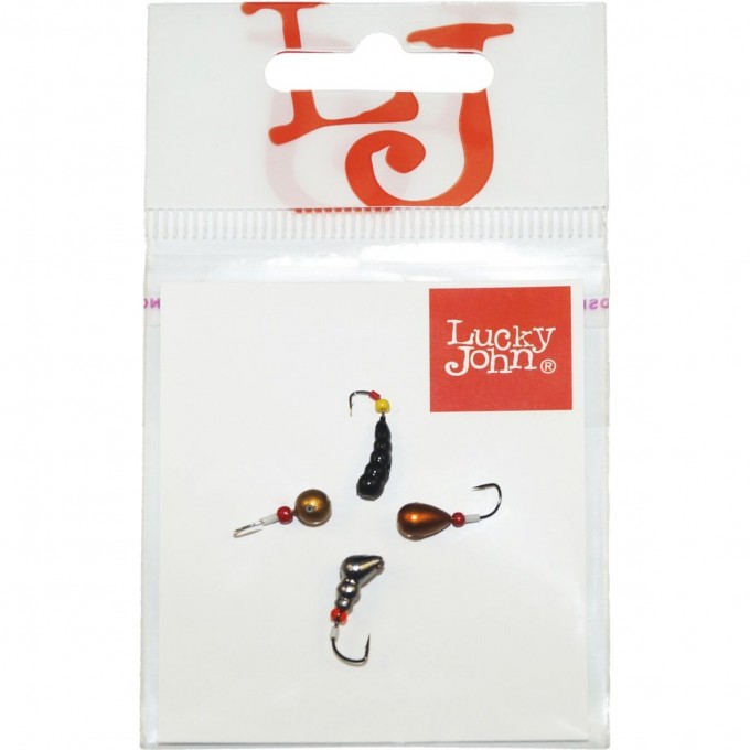 Мормышки свинцовые LUCKY JOHN MIX5 d 3,5мм 4шт 8219-05N