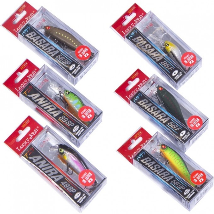 Набор воблеров LUCKY JOHN PRO SERIES 07 SET 6шт. LJVP-007SET