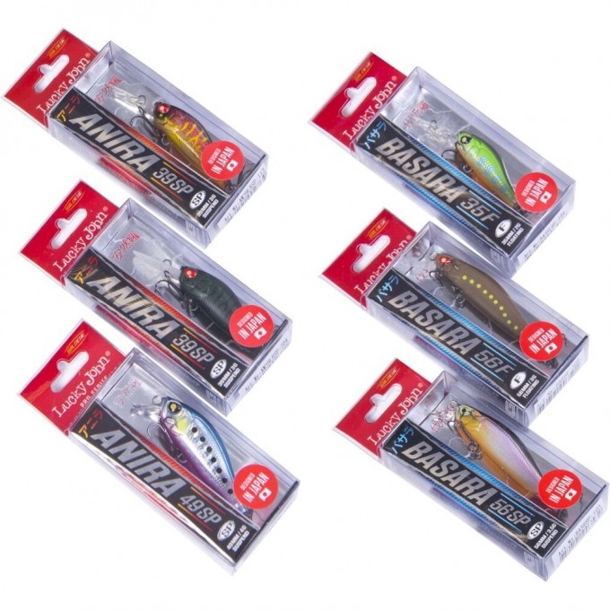 Набор воблеров LUCKY JOHN PRO SERIES 08 SET 6шт. LJVP-008SET