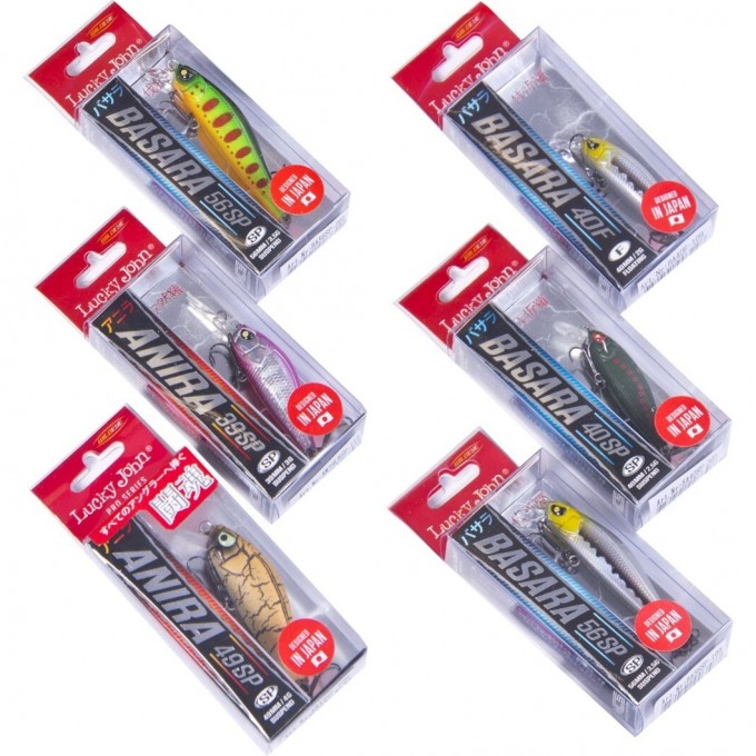Набор воблеров LUCKY JOHN PRO SERIES 10 SET 6шт. LJVP-010SET