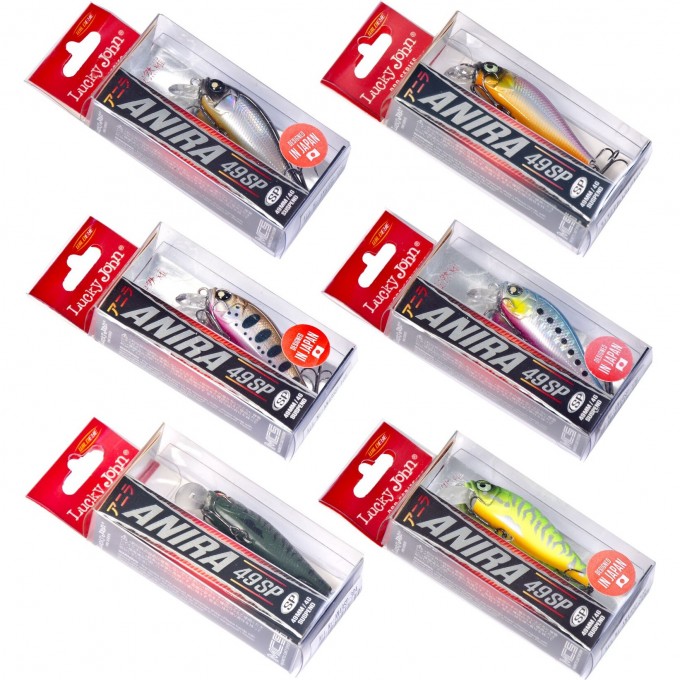Набор воблеров LUCKY JOHN PRO SERIES ANIRA ANIRA SP 04.90/020SET 6шт. LJVP-020SET