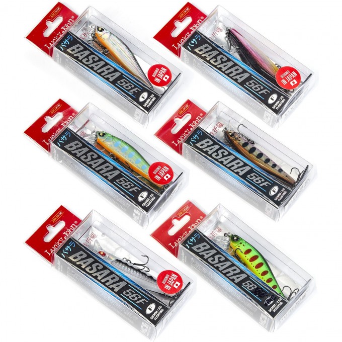 Набор воблеров LUCKY JOHN PRO SERIES BASARA F 05.60/026SET 6шт. LJVP-026SET