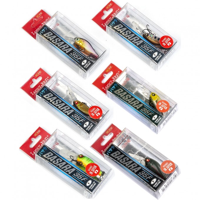 Набор воблеров LUCKY JOHN PRO SERIES BASARA LBF 03.50/015SET 6шт. LJVP-015SET